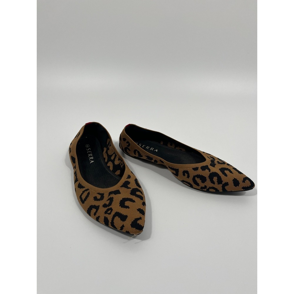 Women Ballet Flats 9‎ Animal Print Brown Chic Minimalist Quiet Luxury Old Money